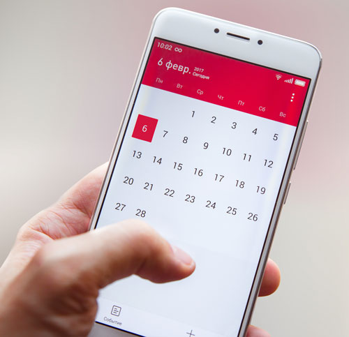calendar phone